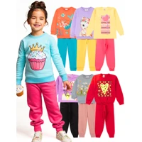 Imagem da promoção kit 6 Peças Moletom Infantil Menina 1 ao 14 Conjunto Feminino Outono Inverno