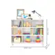 Nicho Organizador de Brinquedos c/ Rodízios 9 Nichos Multiuso Armário/ Gaveteiro vendido separadamen em oferta