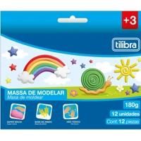 Imagem da promoção Massa para Modelar Macia 12 Cores - Tilibra