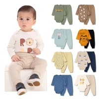 Imagem da promoção Kit 6 Peças de Roupas para Bebê Menino (3 Body Longo + 3 Calça Mijão) Kit 3 Body Roupa Infantil Beb