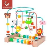 Imagem da promoção Talão Labirinto Brinquedo Para Crianças De Madeira Colorido Rolo Coaster Brinquedos Educativos Círcu