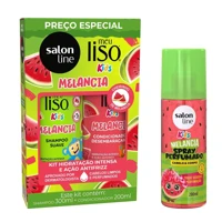 Imagem da promoção Kit Meu Liso Kids Melancia com Shampoo + Condicionador e Spray Perfumado