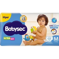 Imagem da oferta Fralda Babysec Ultrasec Galinha Pintadinha M com 72