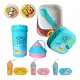 Kit Marmita Infantil Talher Copo 300ml Lancheira Escolar em oferta