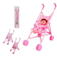 Carrinho De Boneca Infantil Dobrável em oferta na Shopee