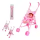 Carrinho De Boneca Infantil Dobrável   em oferta