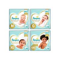 Imagem da promoção Fralda Pampers Premium Care Pants ( M, G, XG e XXG ) [ Comprando 4 Pacotes ]