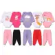 Kit Body Bebe Menina 8 Peças 4 body Manga Longa + 4 Calças/Mijão em oferta