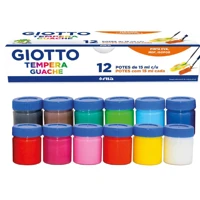 Imagem da promoção Tinta Guache Pote de 15ml Giotto 12 Cores