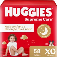 Imagem da promoção Fralda Huggies Supreme Care XG 58 unidades