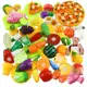 Frutas ou Verduras de Brinquedo Infantil Fogão De Vegetais Cozinha Brincar Masculino Da Casa em oferta