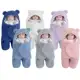 Saco de Dormir Bebe Ursinho com Sherpa Inverno Menina e Menino Charutinho Enrolar o Bebe | 2 CORES em oferta