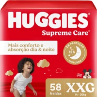 Imagem da promoção Fralda Huggies Supreme Care XXG 58 Unidades