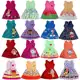 KIT 5 VESTIDOS INFANTIL MENINA PERSONAGEM DE 0 A 5 ANOS 100% ALGODÃO FIO 30, EXCELENTE QUALIDADE em oferta