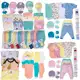Kit 36 Peças Roupinhas de Bebê Enxoval Maternidade Menino Menina Liso Estampado em oferta