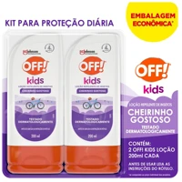 Imagem da promoção Repelente Off Kids Loção 200ml 2 unidades (A partir de 2 anos)