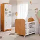 Quarto de Bebê Completo Berço Americano Uli Guarda Roupa Uli 2 Portas 100% MDF em oferta