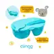 Clingo Bowl Com Tampa E Divisória Azul em oferta