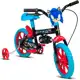 Verden Bicicleta Infantil Sonic Aro 12 Preta e Azul com rodinhas e garrafinha em oferta