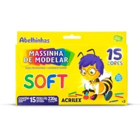 Imagem da promoção Massinha Soft 15 Cores Acrilex