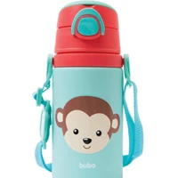 Imagem da promoção Garrafinha De Alumínio Animal Fun Macaco Buba 400ml