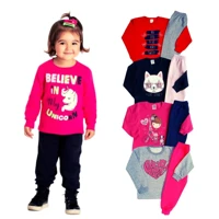 Imagem da promoção Kit 10 Peças Moletom Menina Infantil Inverno Atacado Barato