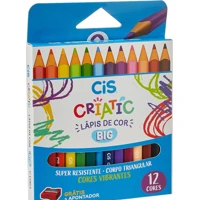 Imagem da promoção Lápis de cor Jumbo Criatic 12 cores 76.3700 Cis