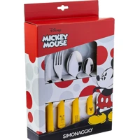 Imagem da promoção Conjunto de Talheres 24 peças Disney/Mickey, Simonaggio, Disney/Mickey