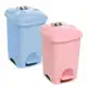 Lixeira Infantil 6L Tampa De Hipopótamo Com Pedal Rosa Azul - Giotto em oferta