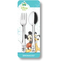 Imagem da promoção Jogo de Talheres Infantil Mickey Disney Baby, Inox - Simonaggio