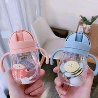 Imagem da promoção Copo Squeeze Infantil Com Alça e Canudo Silicone Antivazamento 380ml