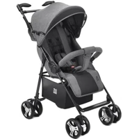 Imagem da promoção Carrinho de Bebê Flick 15kg Preto/Cinza, Multikids Baby - BB445