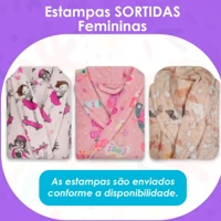 Imagem da promoção Roupão Infantil Macio Para o Frio e Inverno em Microfibra Camesa Inverno Menina Menino Hobby Térmico