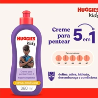 Imagem da promoção Creme de Pentear Huggies Super Crespinhos Pantera Negra 360ml