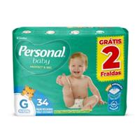 Imagem da promoção Fralda Personal Baby Protect&Sec G - 34 Unidades
