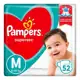 Fralda Descartável Pampers Supersec M 52 Unidades em oferta