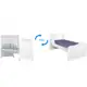 Berço Mini Cama Americano Branco Brilho Grade Fixa - Móveis Canaã Munique em oferta