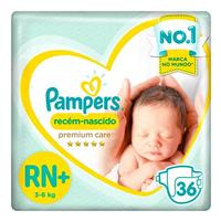 Imagem da promoção Fraldas Pampers Premium Care Recém Nascido RN+ 36 Unidades [Comprando 2 Unidades]