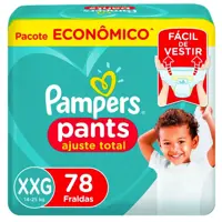 Fralda Calça Pampers Pants XXG 78 Unidades em oferta na Extra
