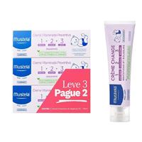 Imagem da promoção Kit Creme Vitaminado Preventivo Mustela 110g com 3 Unidades