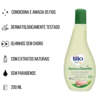 Condicionador Banho De Carinho Lillo Baby 200ml em oferta na Preço Popular