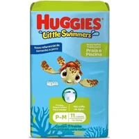 Imagem da promoção Fralda Huggies Little Swimmers P/M 11 Unidades Praia e Piscina