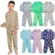 Kit 4 Peças Pijama Infantil Masculino 2 Calça + 2 Camiseta Manga Longa em oferta