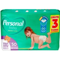 Imagem da promoção Fralda Personal Baby Protect&Sec XXG 50 unidades