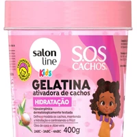 Imagem da promoção SOS Cachos Gelatina Capilar Ativadora de Cachos  Kids Hidratação Vegano Salon Line