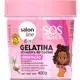 SOS Cachos Gelatina Capilar Ativadora de Cachos  Kids Hidratação Vegano Salon Line em oferta