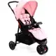 Carrinho De Passeio Para Bebê Delta Até 15kgs Rosa Voyage em oferta