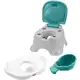 Fisher Price Baby Troninho 3 em 1 Azul em oferta
