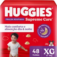 Imagem da promoção Fralda Huggies Supreme Care Roupinha XG 48 unidades