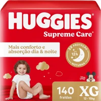 Imagem da promoção Fralda Huggies Supreme Care XXG 140 unidades